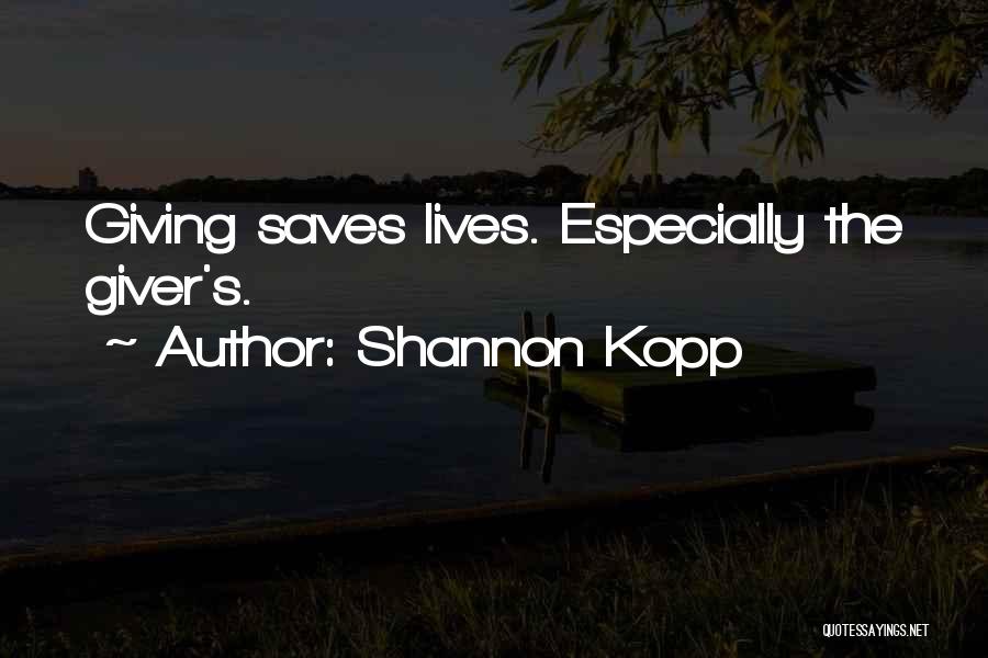 Ilrlr Quotes By Shannon Kopp