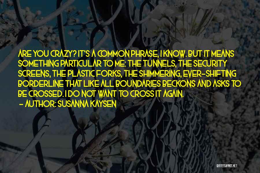 I'm A Crazy Girl Quotes By Susanna Kaysen