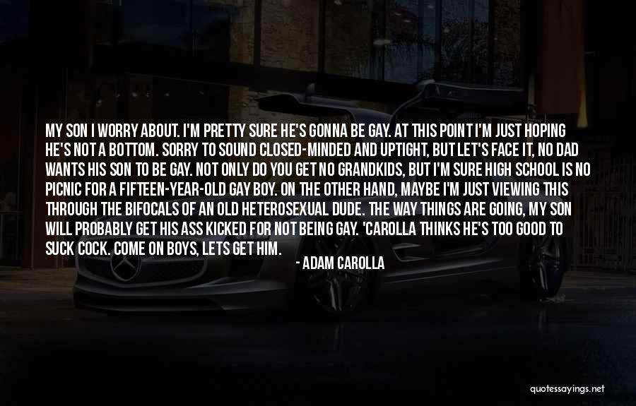 I'm A Good Boy Quotes By Adam Carolla