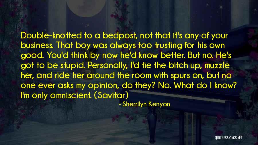 I'm A Good Boy Quotes By Sherrilyn Kenyon