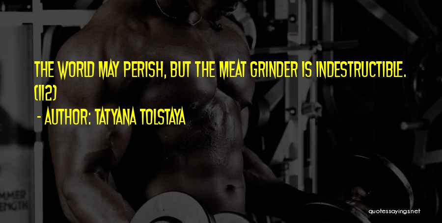 I'm A Grinder Quotes By Tatyana Tolstaya