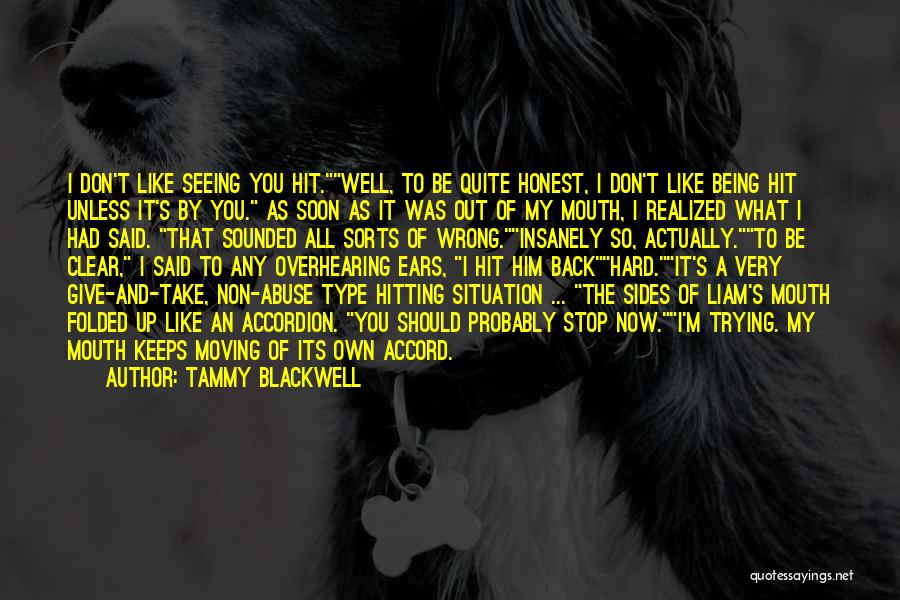 I'm A Joke To You Quotes By Tammy Blackwell