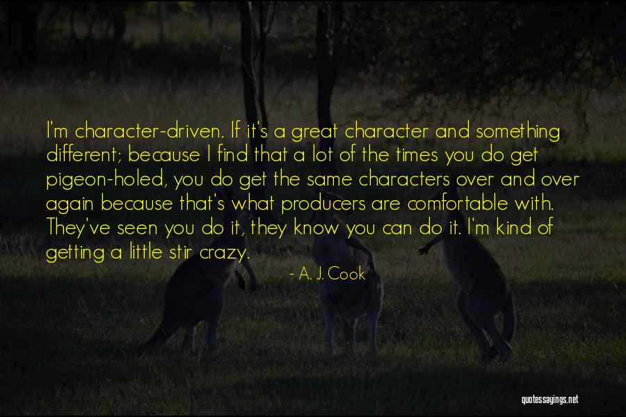 I'm A Little Crazy Quotes By A. J. Cook