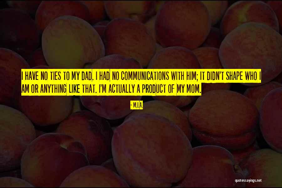 I'm A Mom Quotes By M.I.A. I'm A Mom Quotes By M.I.A.