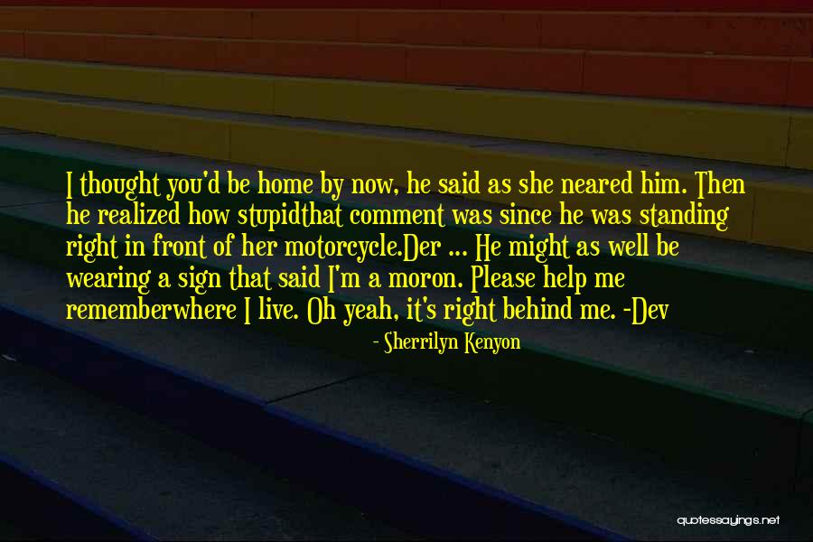 I'm A Moron Quotes By Sherrilyn Kenyon