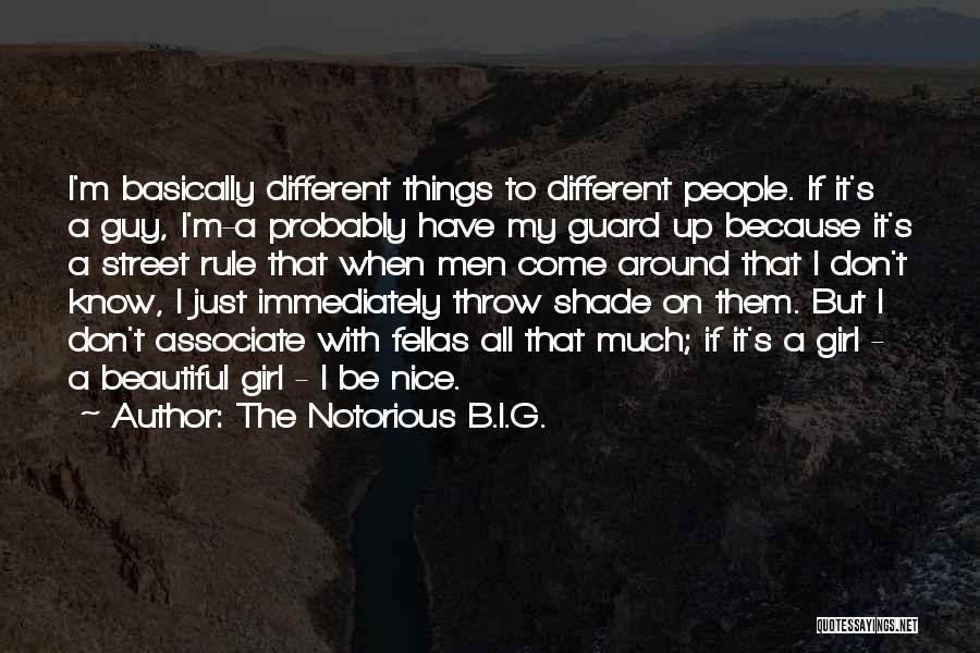 I'm A Nice Girl Quotes By The Notorious B.I.G.