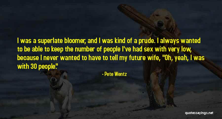 I'm A Prude Quotes By Pete Wentz