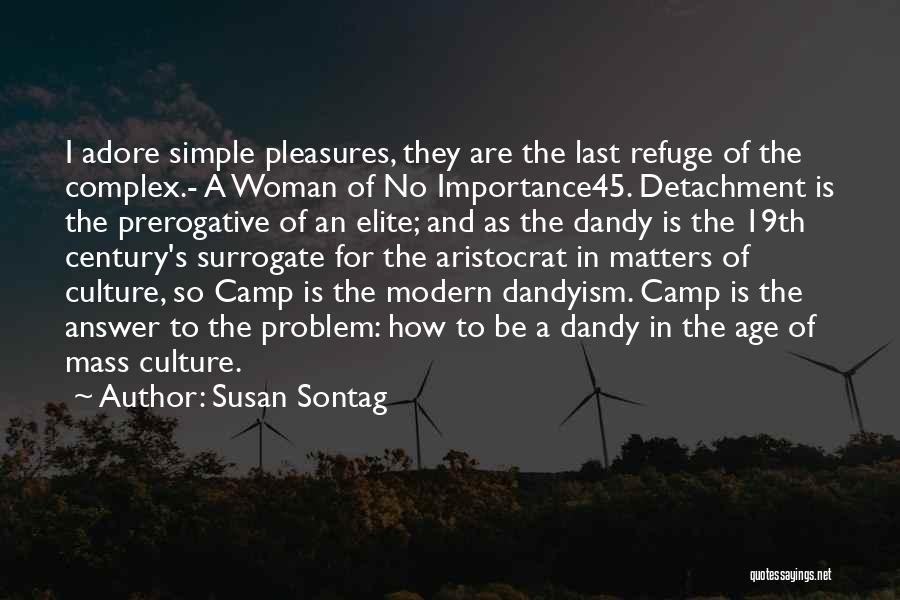 I'm A Simple Woman Quotes By Susan Sontag