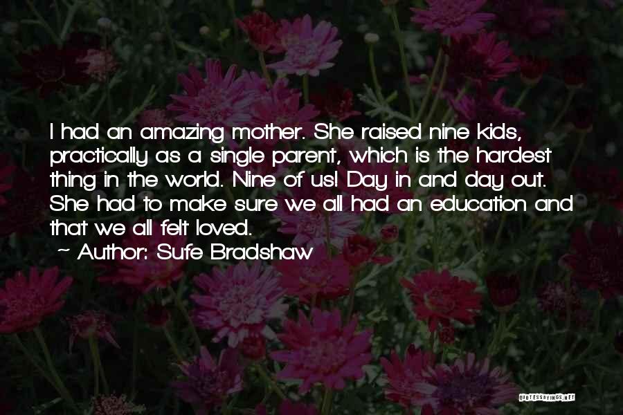 I'm A Single Mother Quotes By Sufe Bradshaw