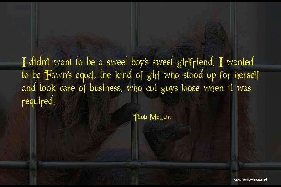 I'm A Sweet Girl Quotes By Paula McLain