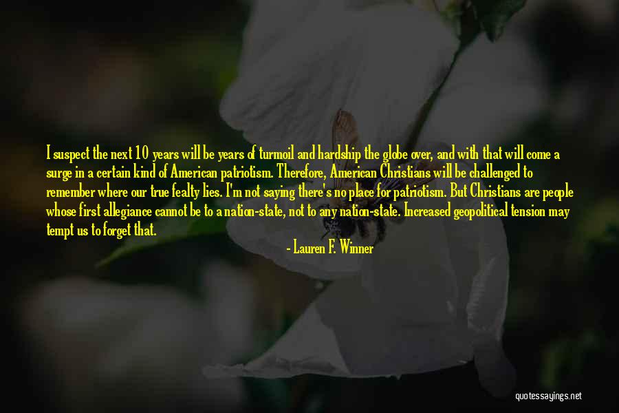 I'm A Winner Quotes By Lauren F. Winner