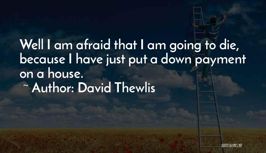 I'm Afraid To Die Quotes By David Thewlis