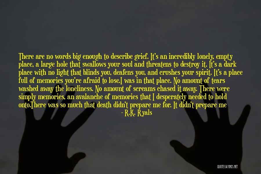 I'm Afraid To Lose You Quotes By R.K. Ryals