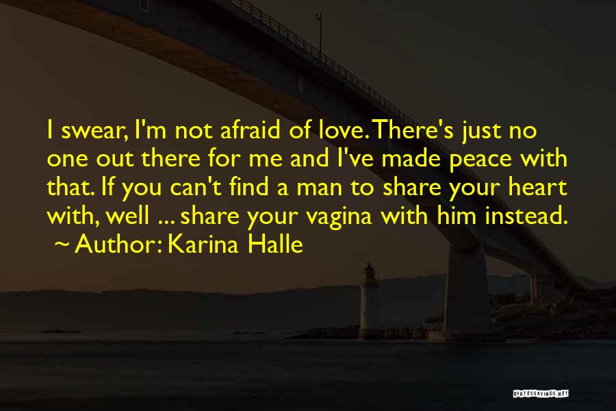 I'm Afraid To Love You Quotes By Karina Halle