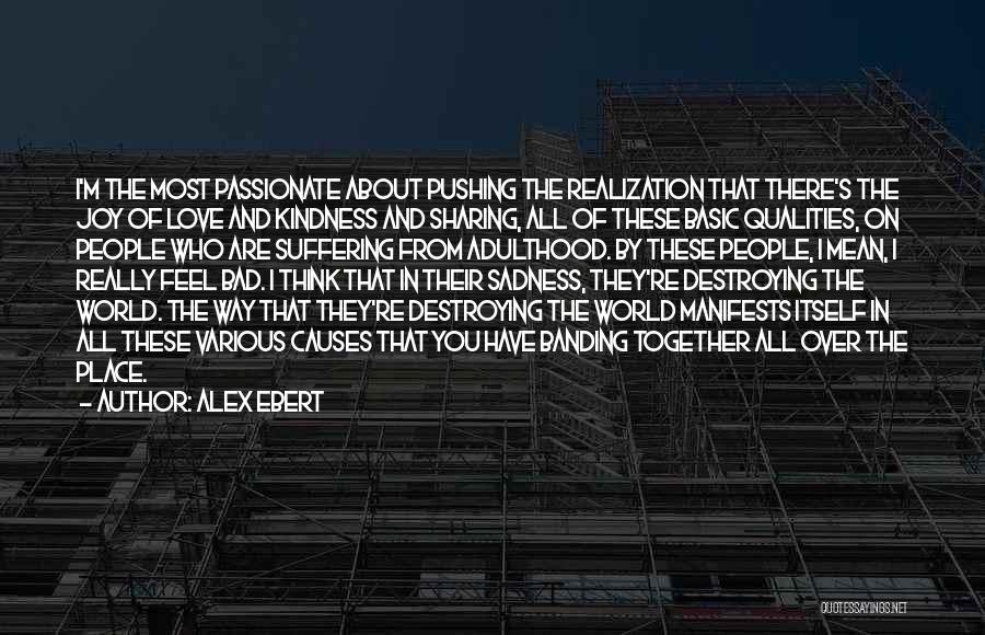 I'm All Over The Place Quotes By Alex Ebert