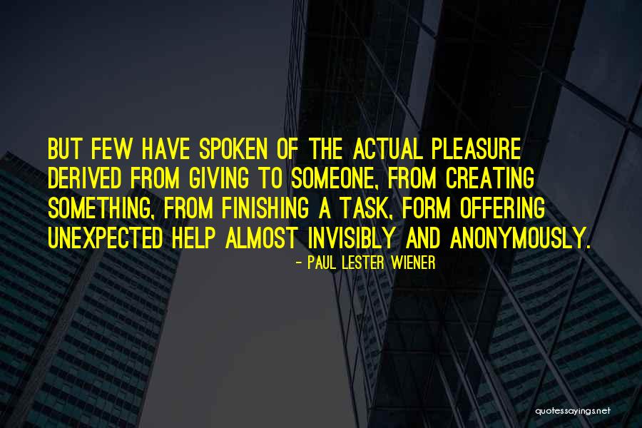 I'm Almost Giving Up Quotes By Paul Lester Wiener