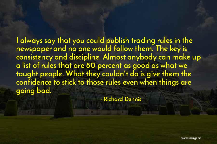 I'm Almost Giving Up Quotes By Richard Dennis I'm Almost Giving Up Quotes By Richard Dennis