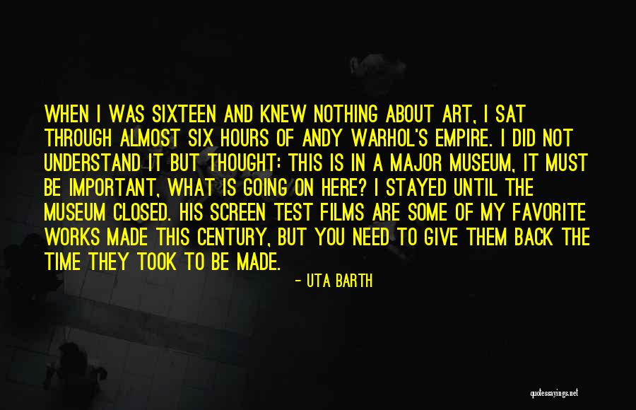 I'm Almost Giving Up Quotes By Uta Barth I'm Almost Giving Up Quotes By Uta Barth