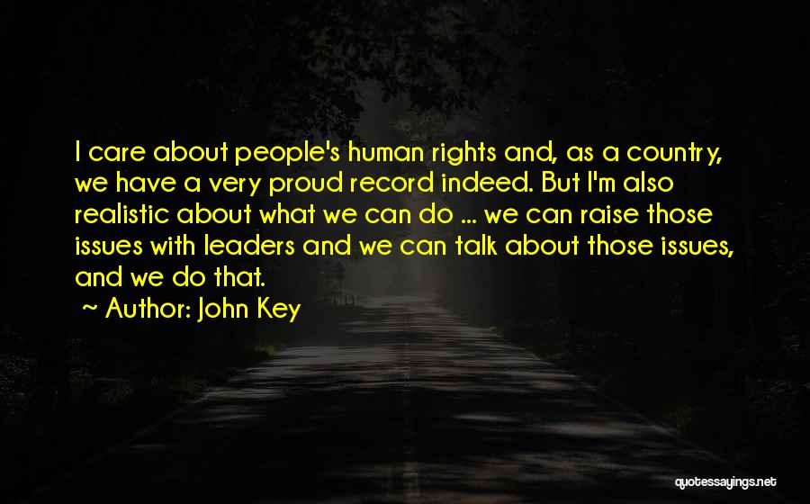 I'm Also Human Quotes By John Key