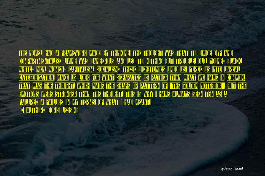 I'm Always A Failure Quotes By Doris Lessing