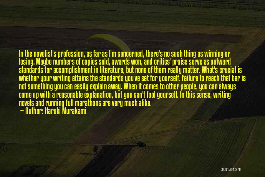 I'm Always A Failure Quotes By Haruki Murakami