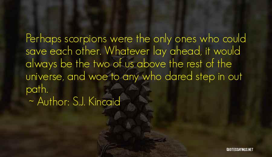 I'm Always One Step Ahead Of You Quotes By S.J. Kincaid