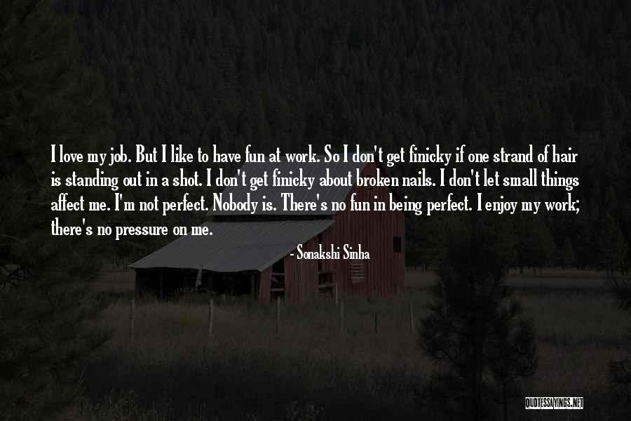 I'm At Work Like Quotes By Sonakshi Sinha