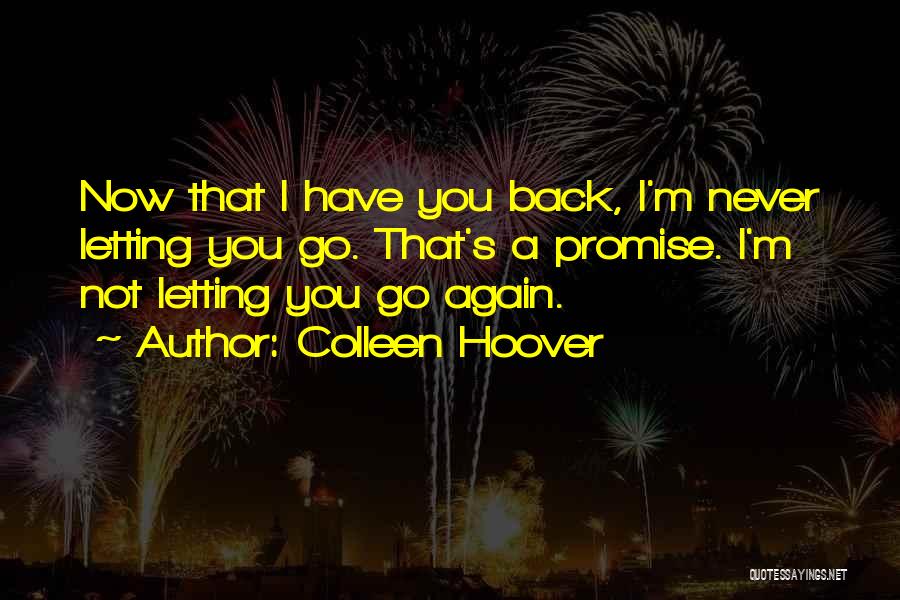 I'm Back Again Quotes By Colleen Hoover