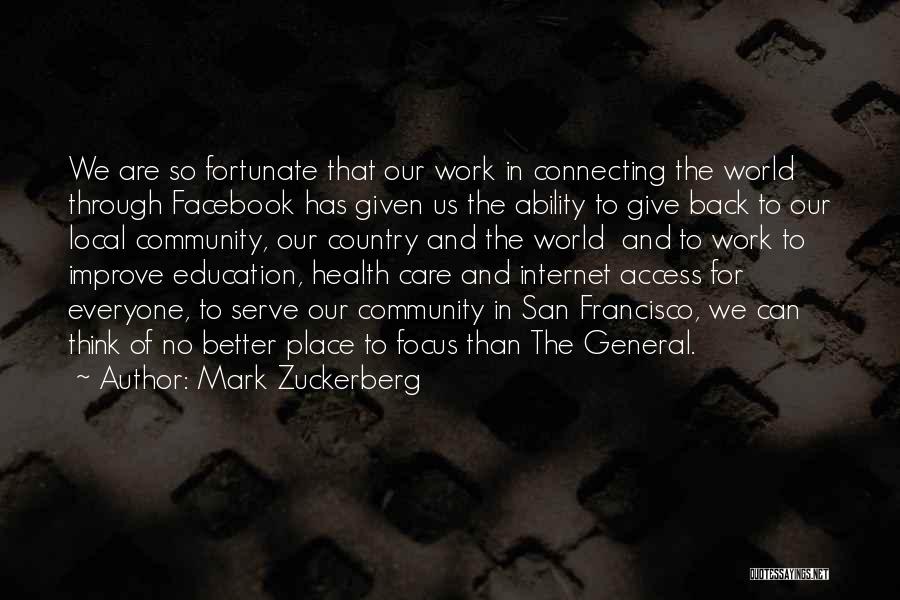 I'm Back On Facebook Quotes By Mark Zuckerberg