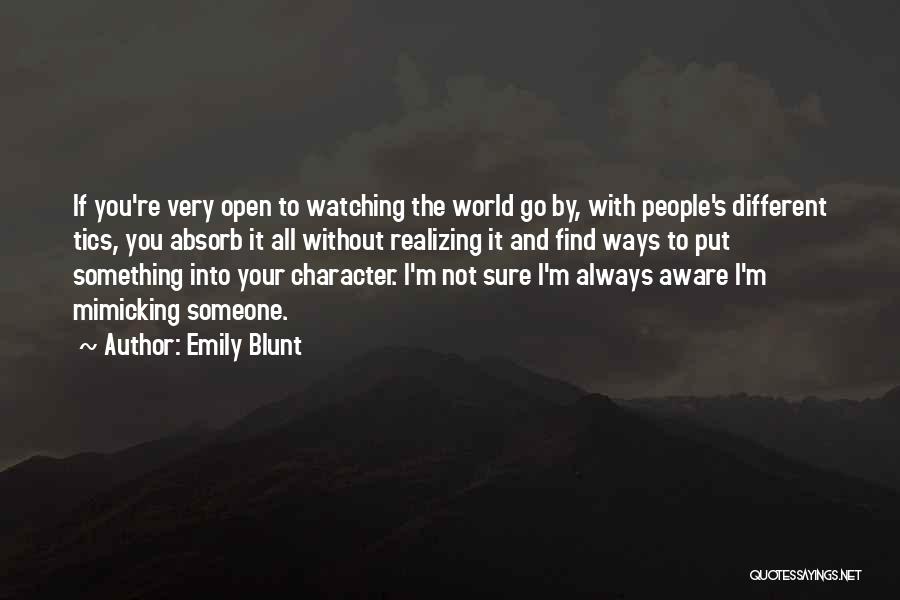 I'm Blunt Quotes By Emily Blunt