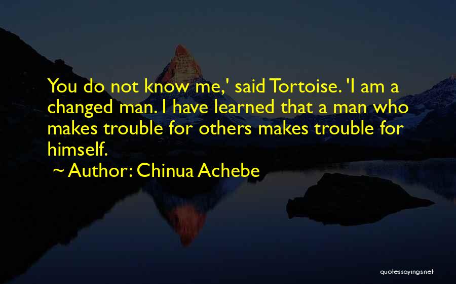 I'm Changed Man Quotes By Chinua Achebe