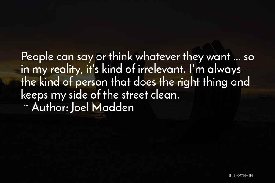 I'm Clean Quotes By Joel Madden