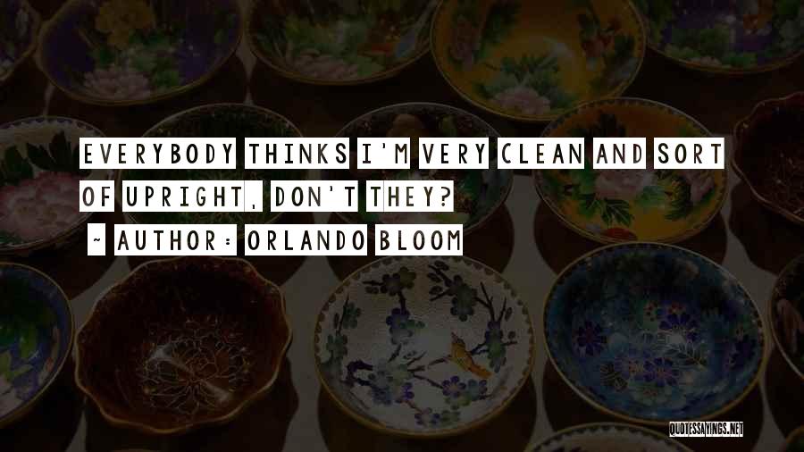 I'm Clean Quotes By Orlando Bloom