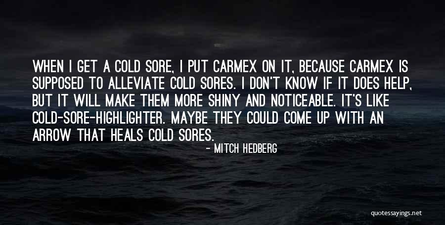 I'm Cold Funny Quotes By Mitch Hedberg