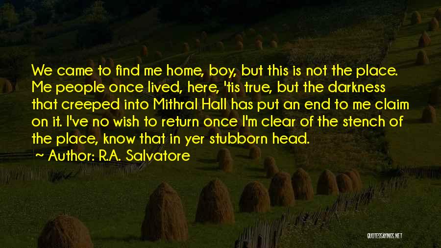 I'm Creeped Out Quotes By R.A. Salvatore