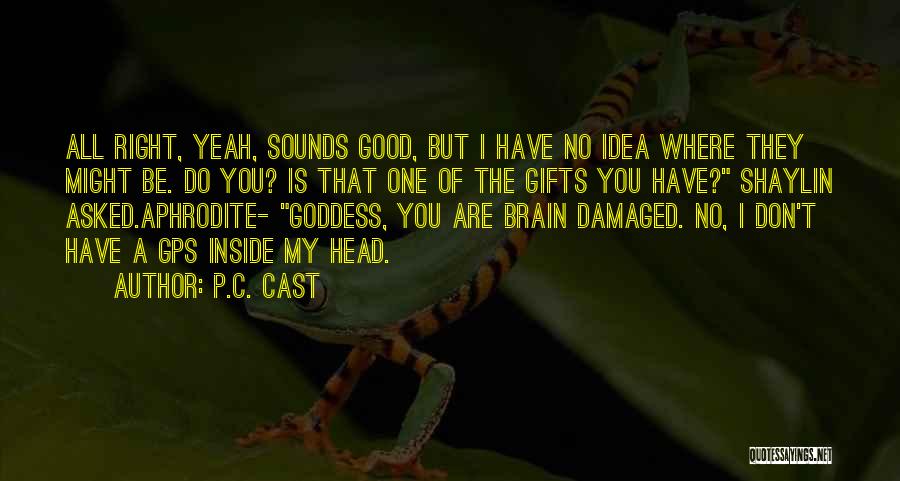 I'm Damaged Quotes By P.C. Cast