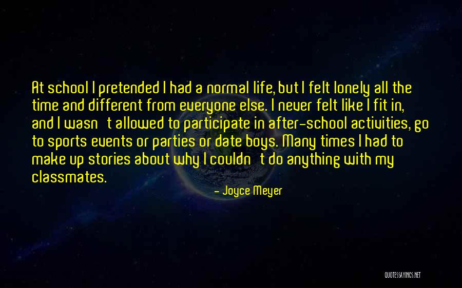 I'm Different From Everyone Else Quotes By Joyce Meyer I'm Different From Everyone Else Quotes By Joyce Meyer