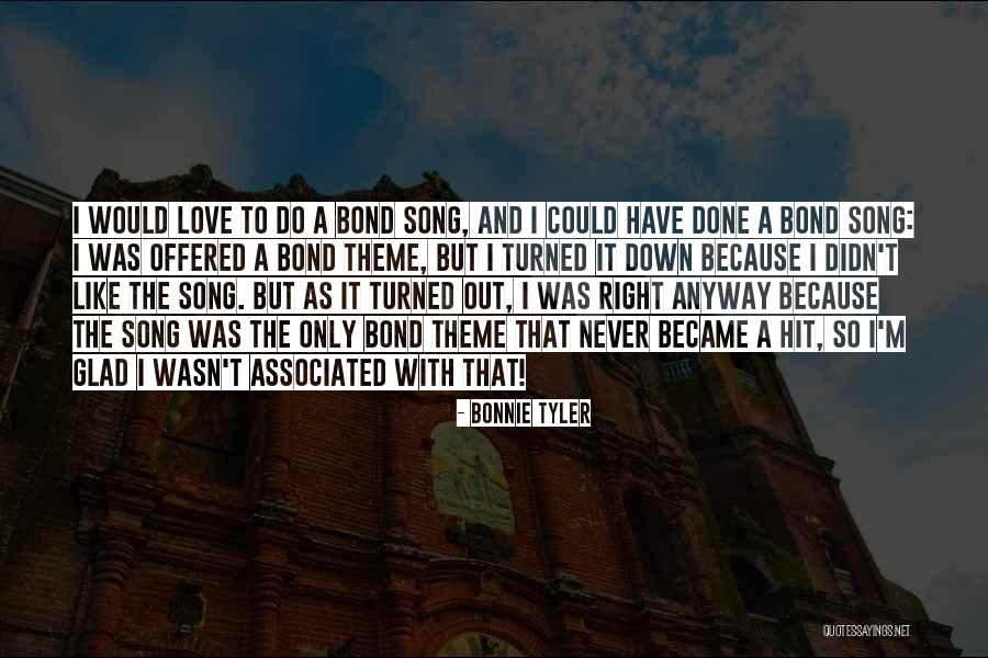 I'm Done Love Quotes By Bonnie Tyler I'm Done Love Quotes By Bonnie Tyler