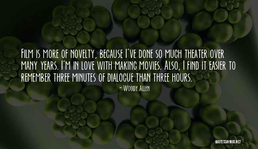 I'm Done Love Quotes By Woody Allen