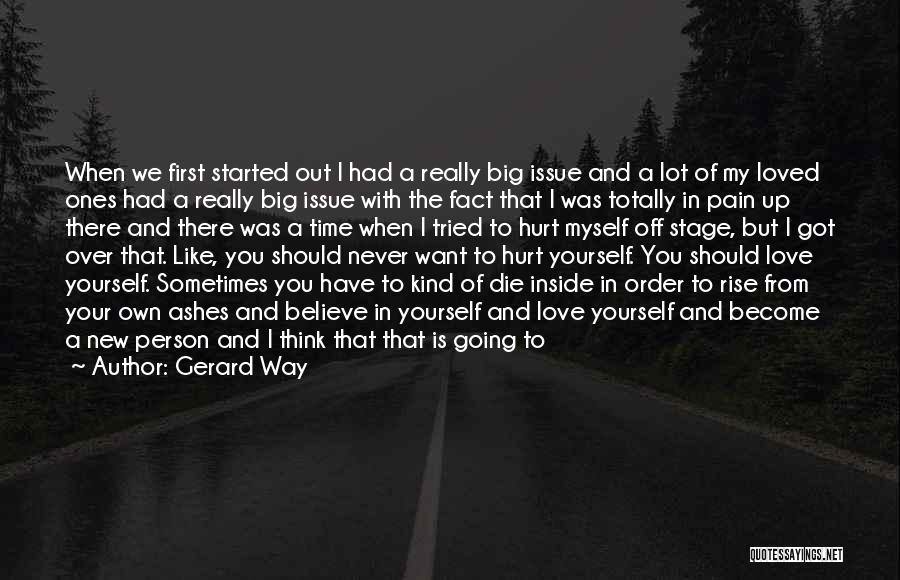 I'm Dying Inside Quotes By Gerard Way