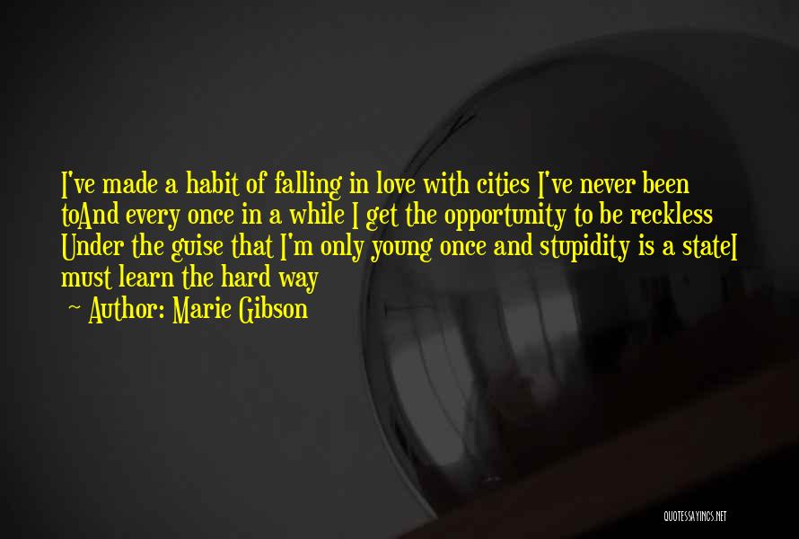 I'm Falling In Love Quotes By Marie Gibson