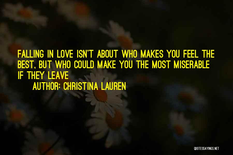 I'm Falling In Love With U Quotes By Christina Lauren