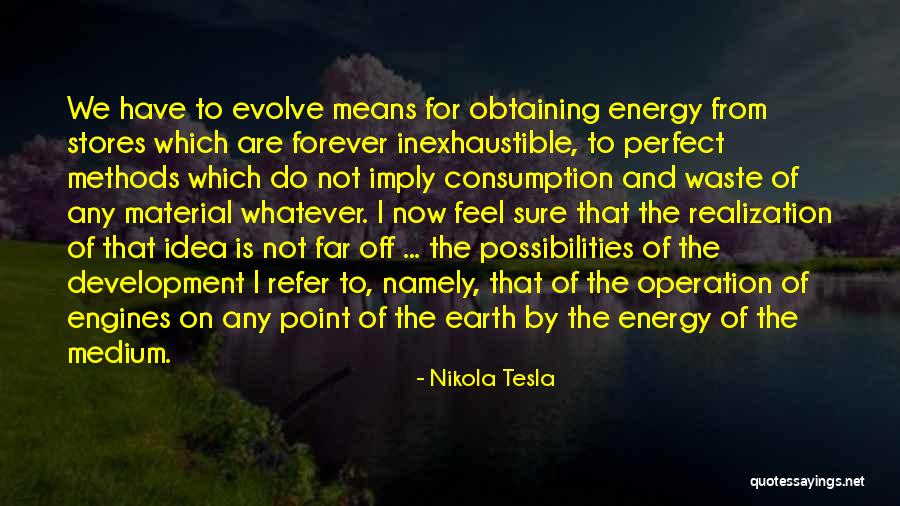 I'm Far Perfect Quotes By Nikola Tesla