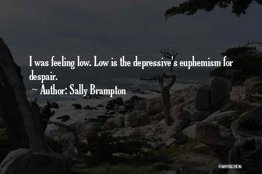 I'm Feeling Low Quotes By Sally Brampton