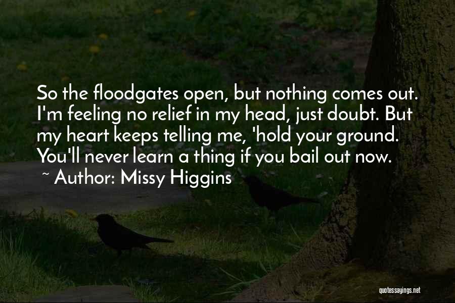 I'm Feeling Nothing Quotes By Missy Higgins