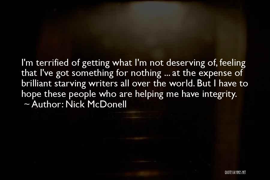 I'm Feeling Nothing Quotes By Nick McDonell