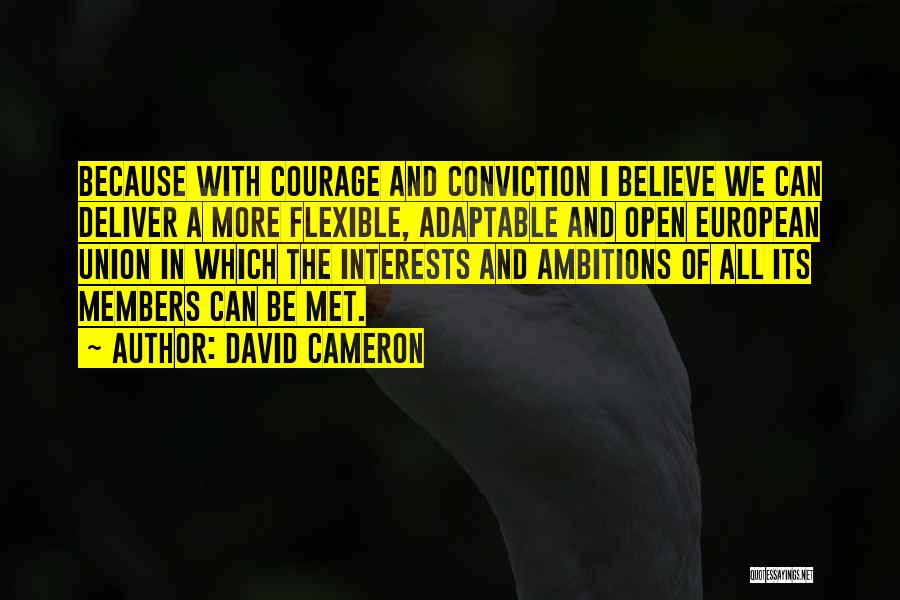 I'm Flexible Quotes By David Cameron