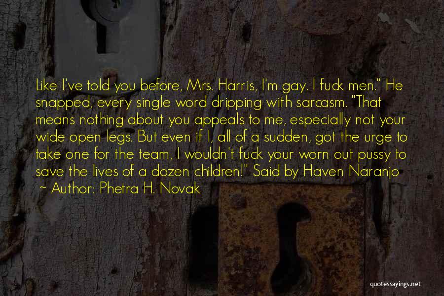 I'm Gay Quotes By Phetra H. Novak