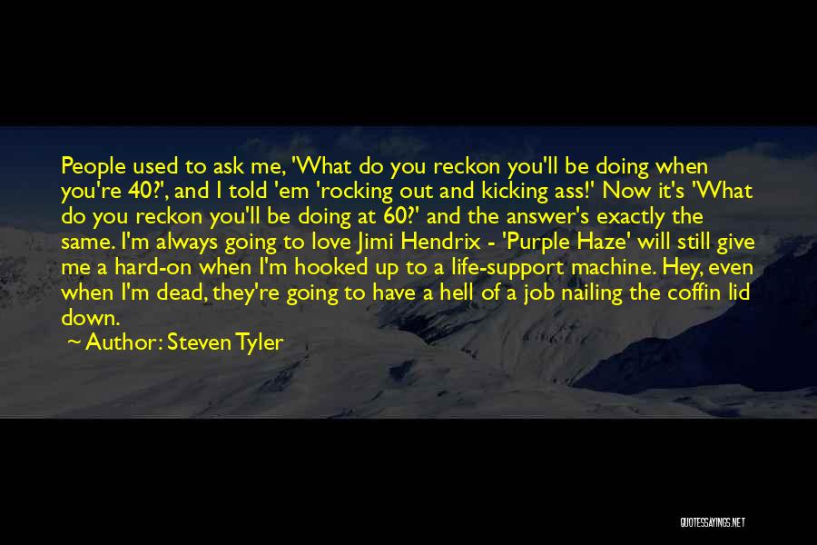 I'm Giving Up On Life Quotes By Steven Tyler