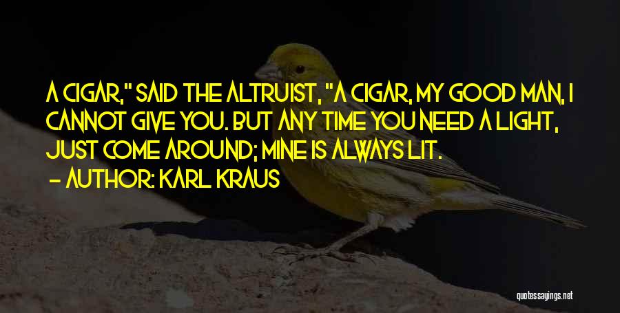 I'm Giving You My Time Quotes By Karl Kraus